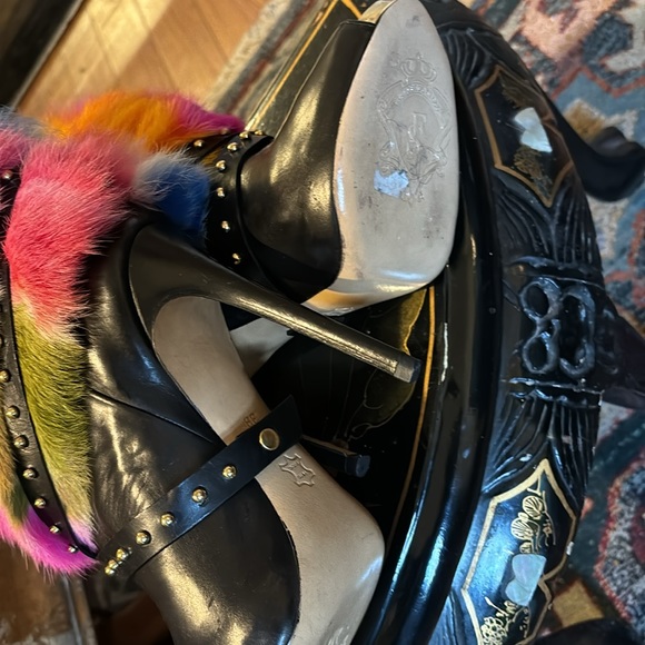 Francesco Sacco Multicolor Opened Toes Boots. - Picture 4 of 5